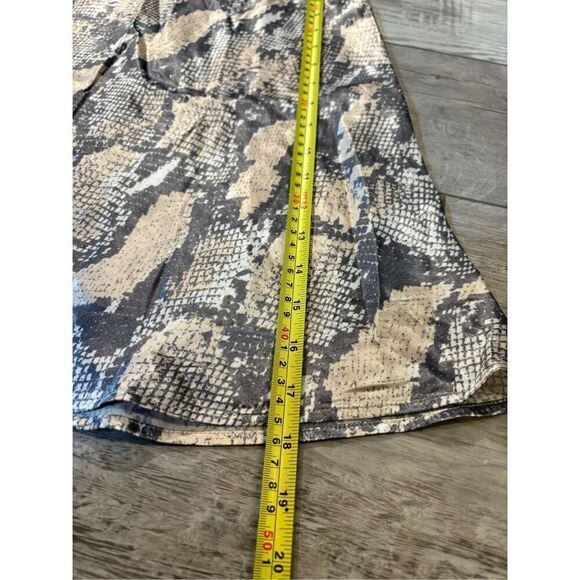 H&M snake skin print, miniskirt size S - Picture 6 of 9